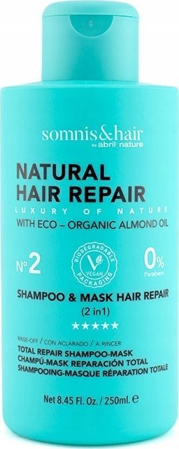 SOMNIS&HAIR_Natural Hair Repair Shampoo& Mask szampon i maska do włosów 250ml