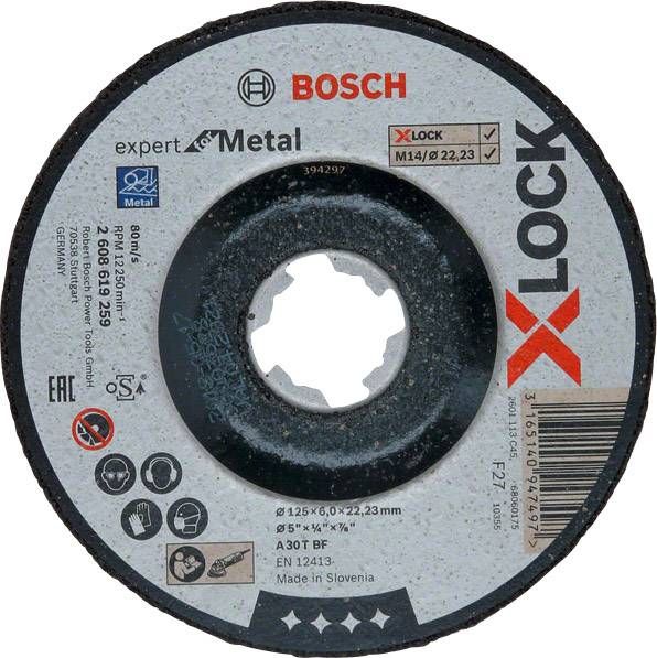 Bosch tarcza tnąca wygięta Expert for Metal T27 XLOCK 125x22.23mm (2.608.619.259)