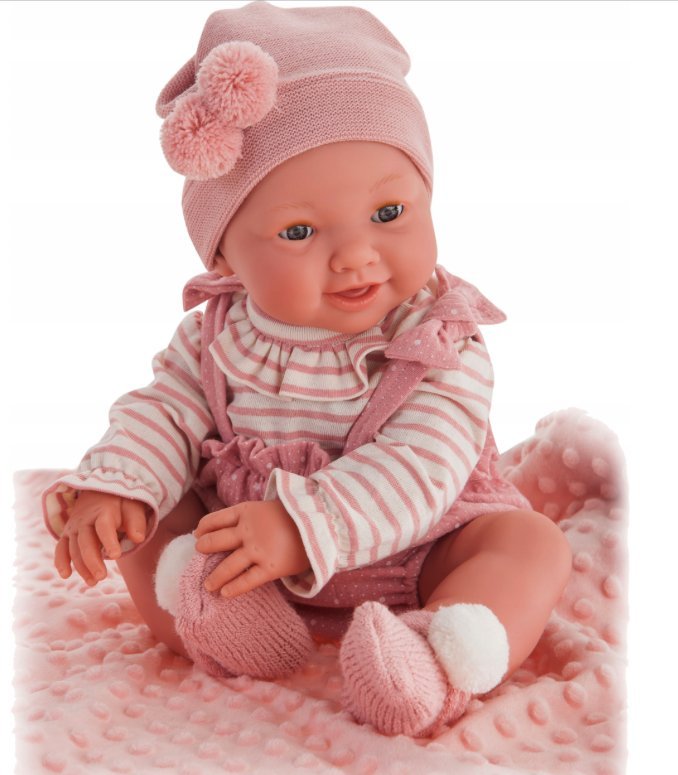 Antonio juan lalka Mia siusiająca z kocykiem smoczkiem bobas