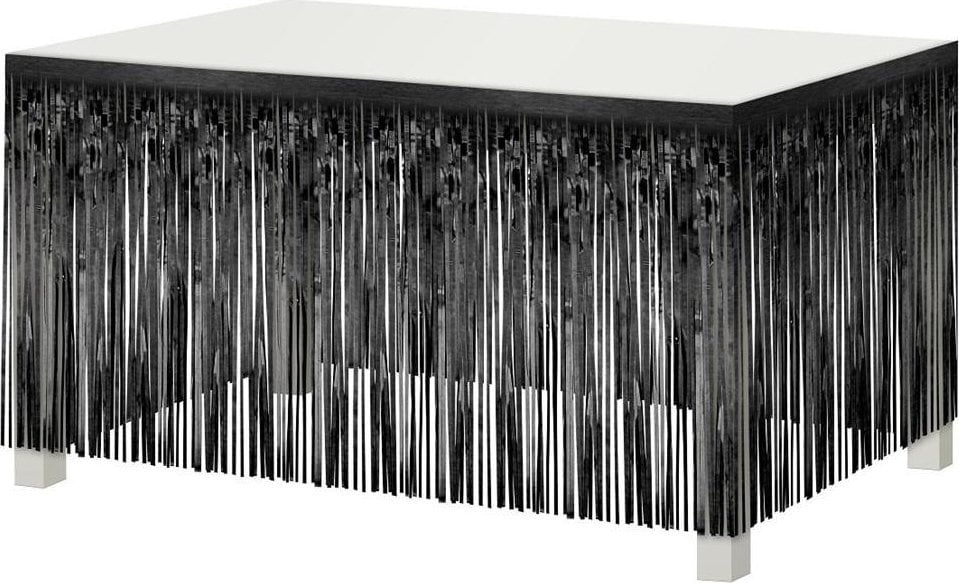 GoDan Dekoracja na brzeg stołu czarna 80x300cm