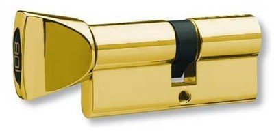 LOB Wkładka bębenkowa z gałką WG-54 30x55mm mosiądz WG-33M