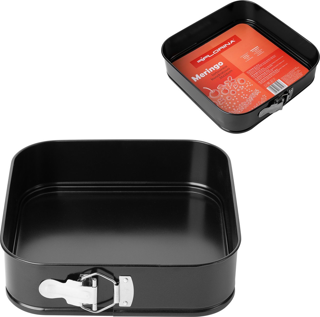 Florina Tortownica z klamrą Florina Meringo 26x26 cm