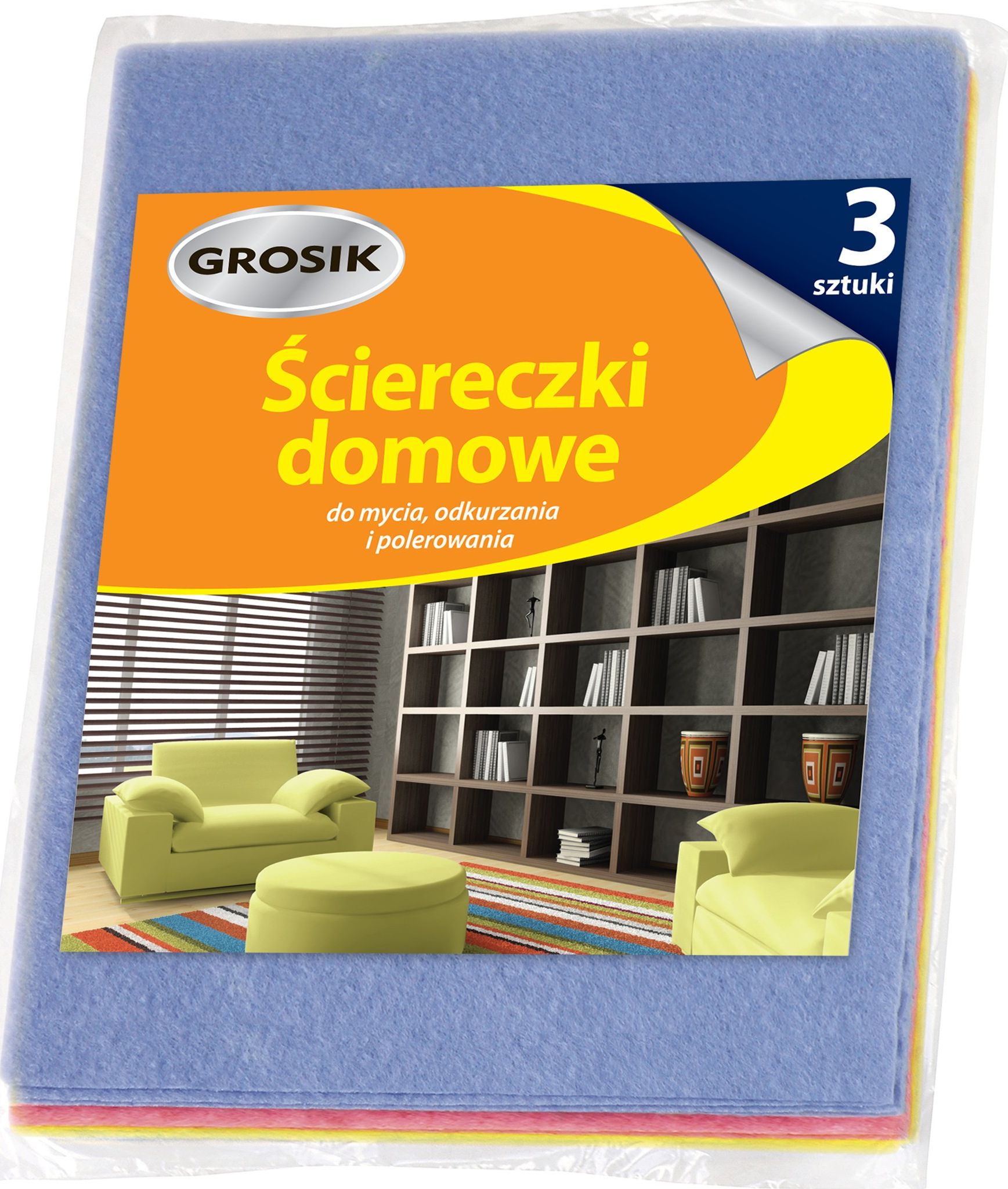 Grosik Grosik Ścierki domowe 3szt