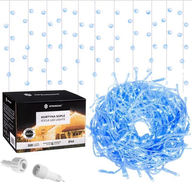 Springos LED niebieskie