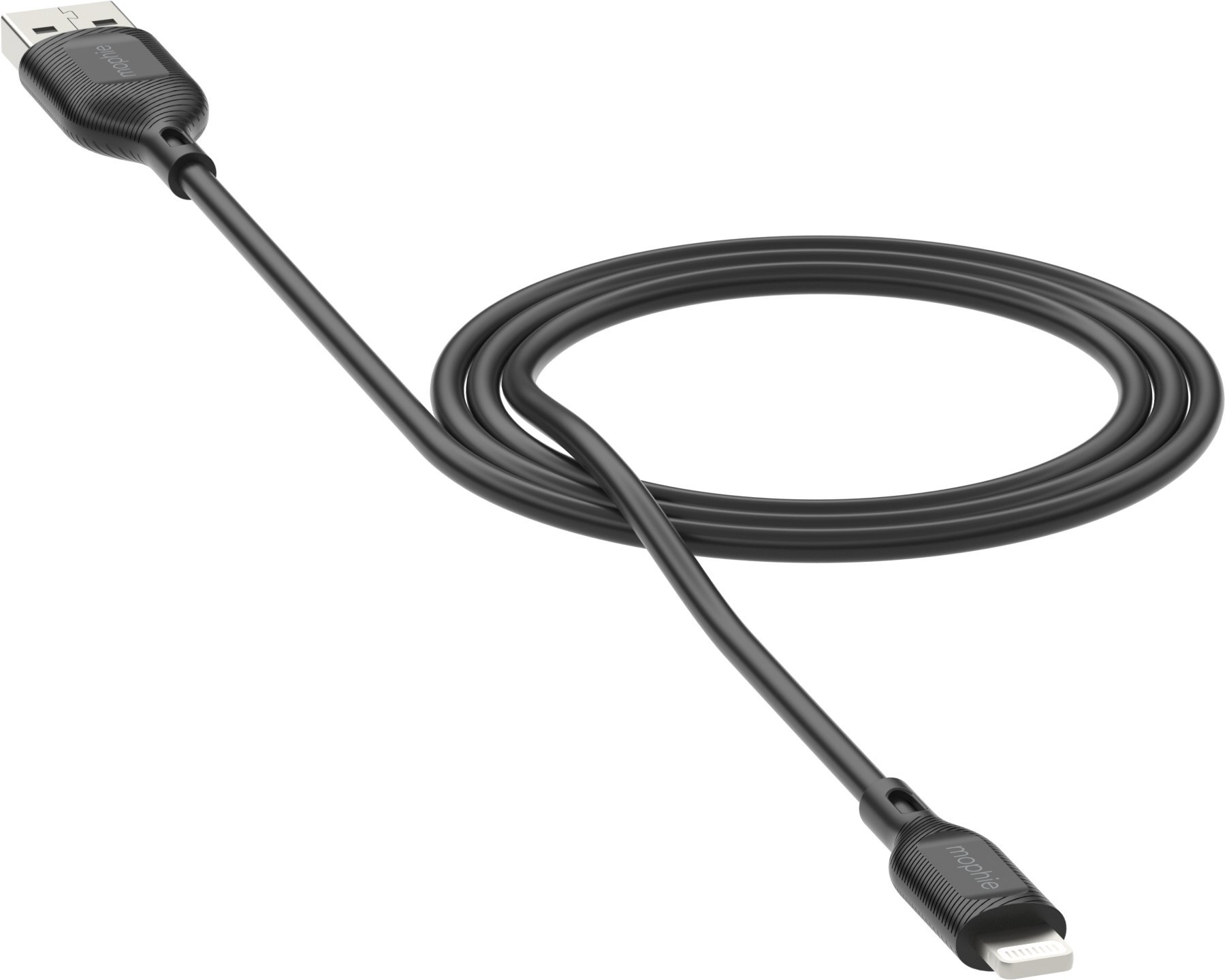 Kabel USB Mophie Lightning - USB-A 1 m Czarny (409911864)