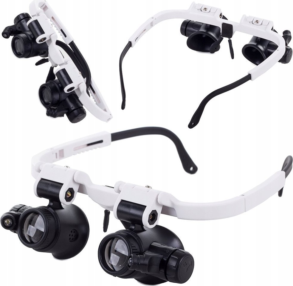 Verk LUPA OKULARY ZEGARMISTRZOWSKIE NAPRAWA 8X 23X LED