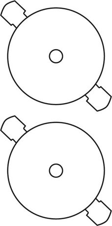 Avery Zweckform ETYK.ZF L7676 25 ŚR.117 CD BIAŁE 25ARK ETYKIETA - L7676-25 N