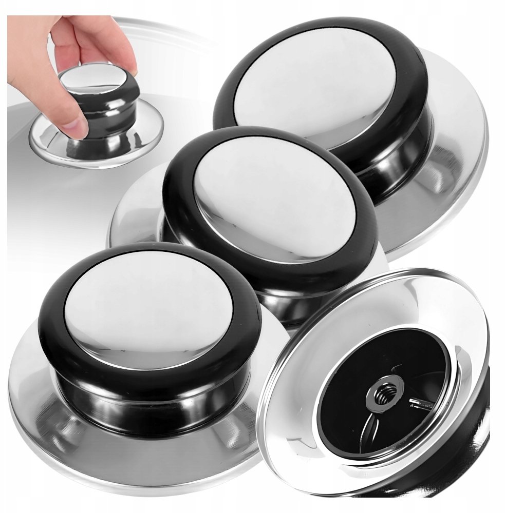 GAŁKI UCHWYT DO POKRYWKI GARNKA 3szt KANZA