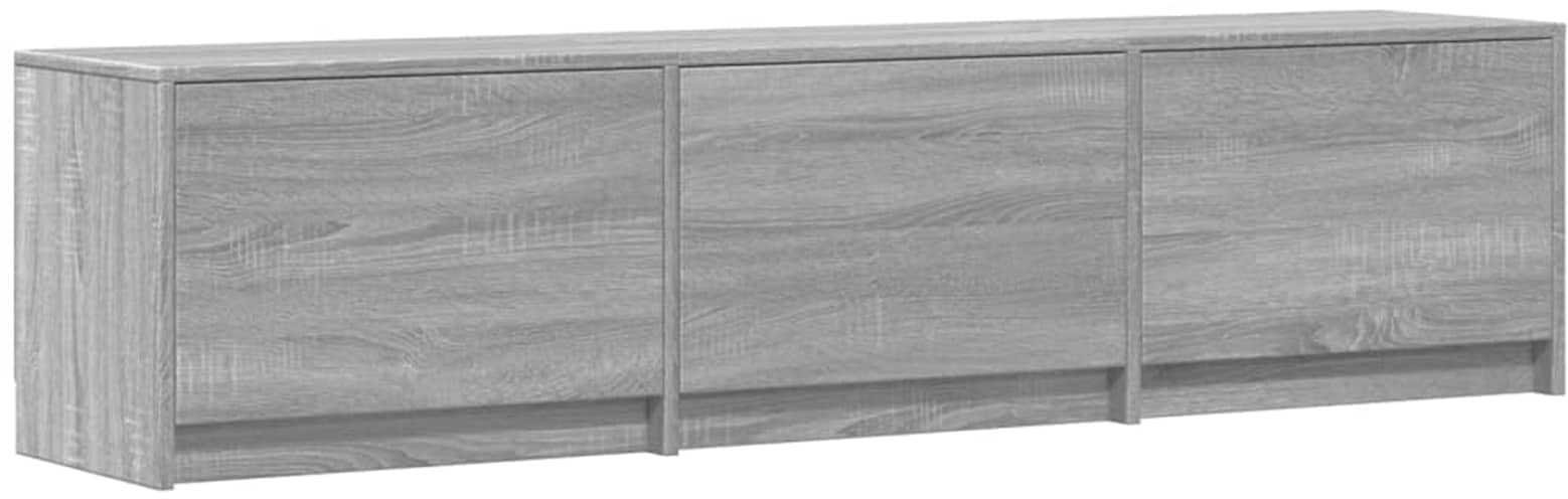 vidaXL Szafka pod telewizor z LED Szary Sonoma 165 x 34 x 40 cm