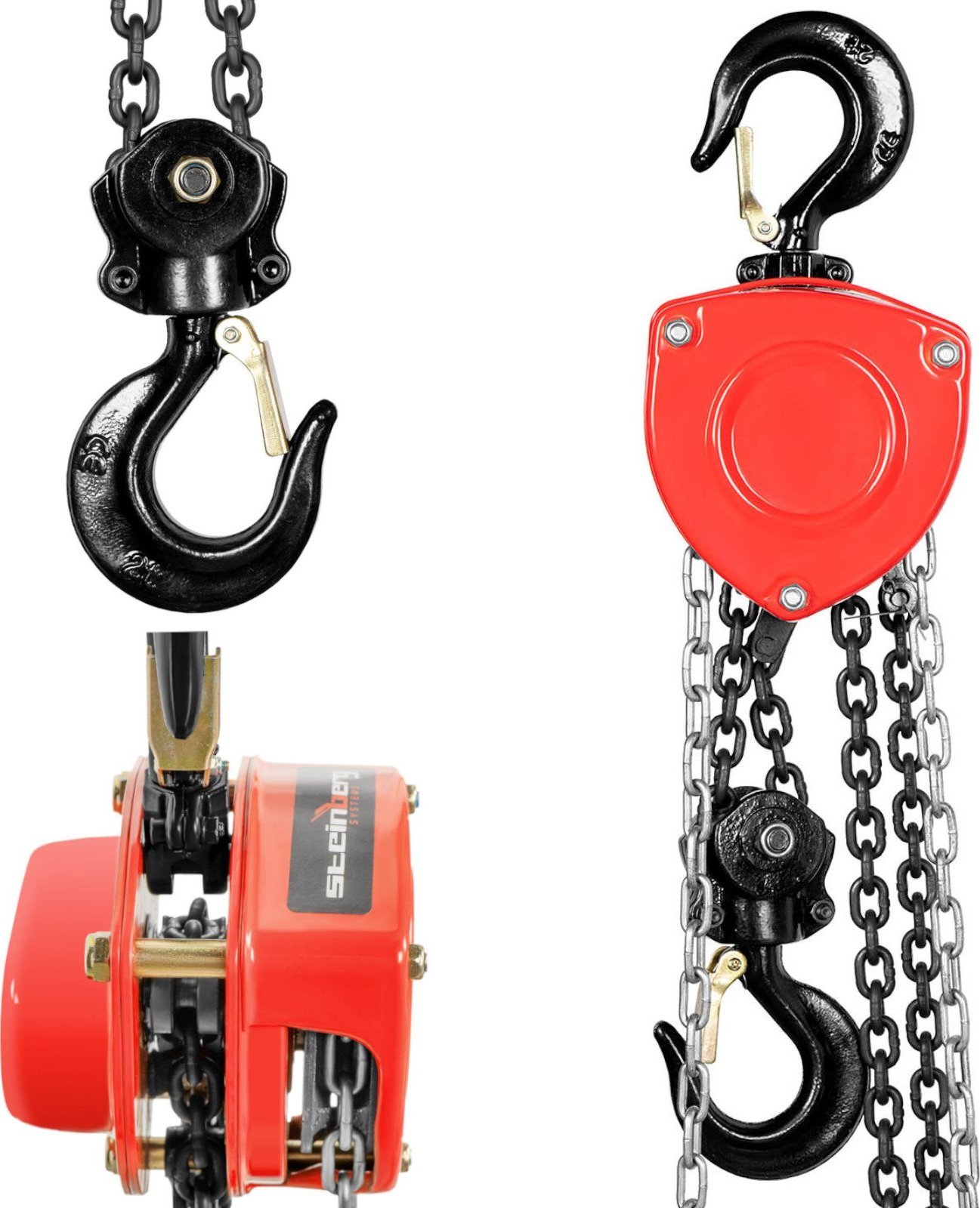 Steinberg Wciągarka wyciągarka łańcuchowa wciągnik łańcuchowy 2000 kg / 6 m Wciągarka wyciągarka łańcuchowa wciągnik łańcuchowy 2000 kg / 6 m