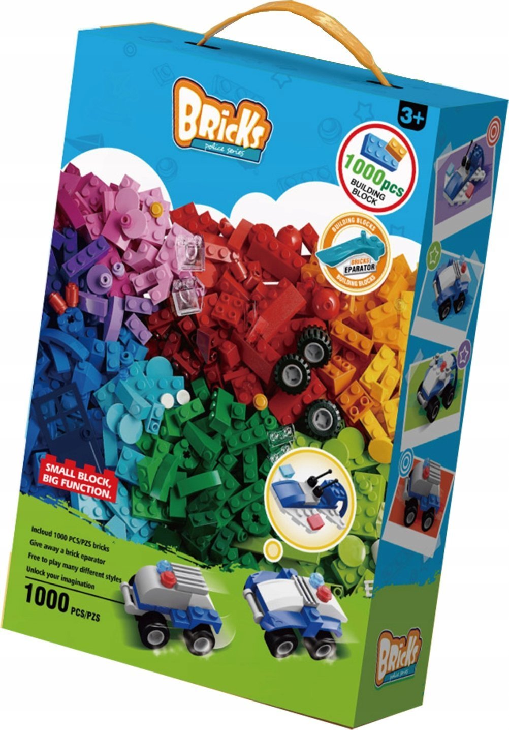 Norimpex *****Klocki konstrukcyjne 1000szt 2001078 10784