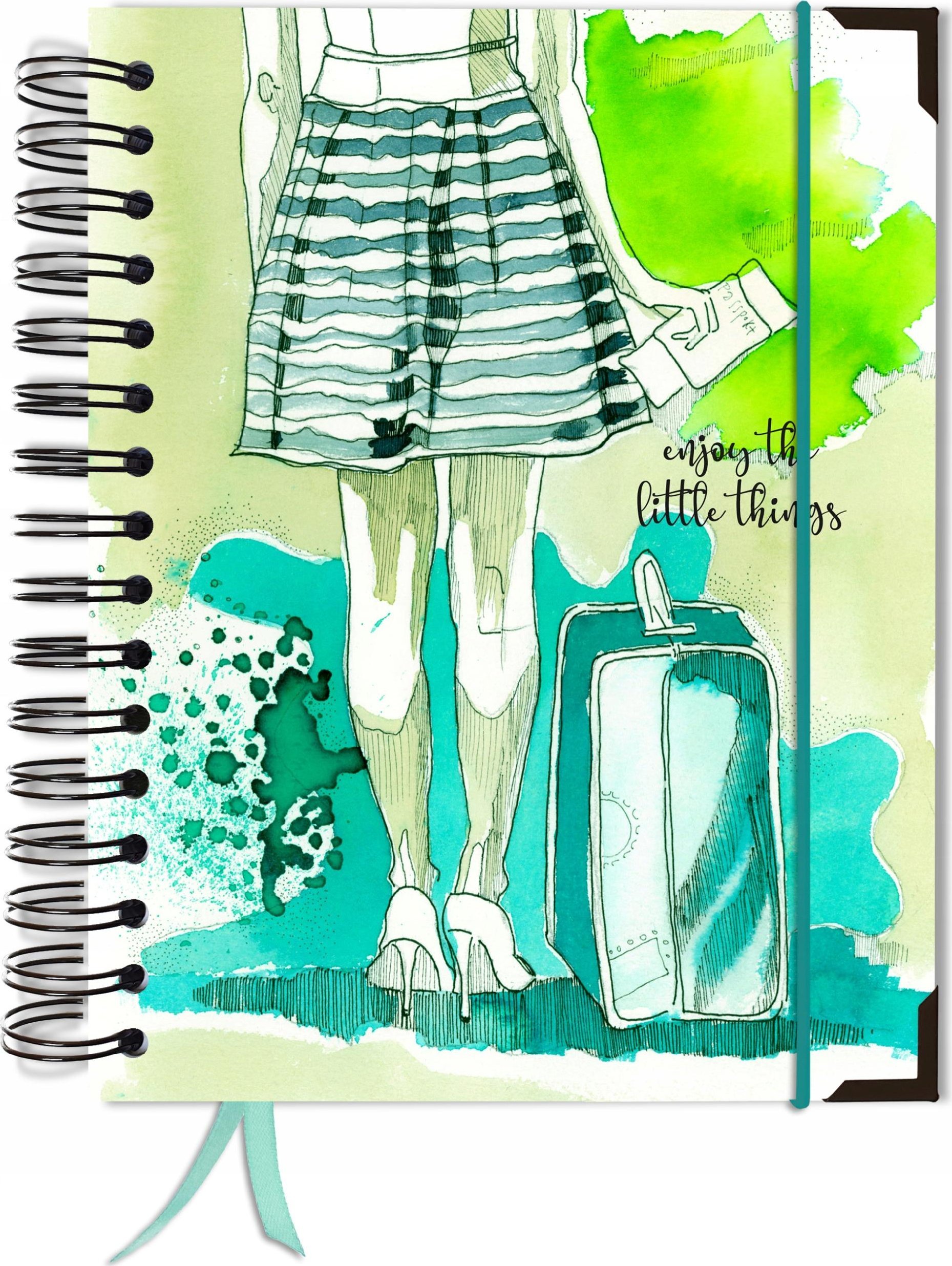 TadaPlanner Bujo Bullet journal 180 stron notatnik A5+ kropki pamiętnik