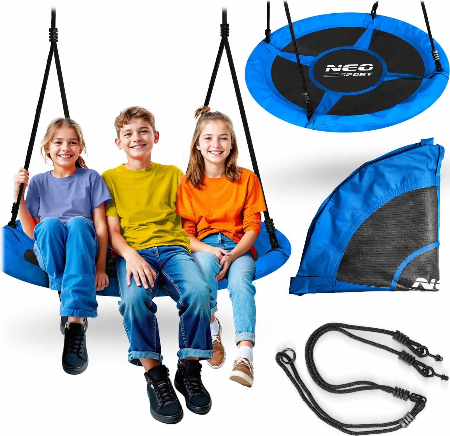 NeoSport Huśtawka bocianie gniazdo Swingo 110 cm