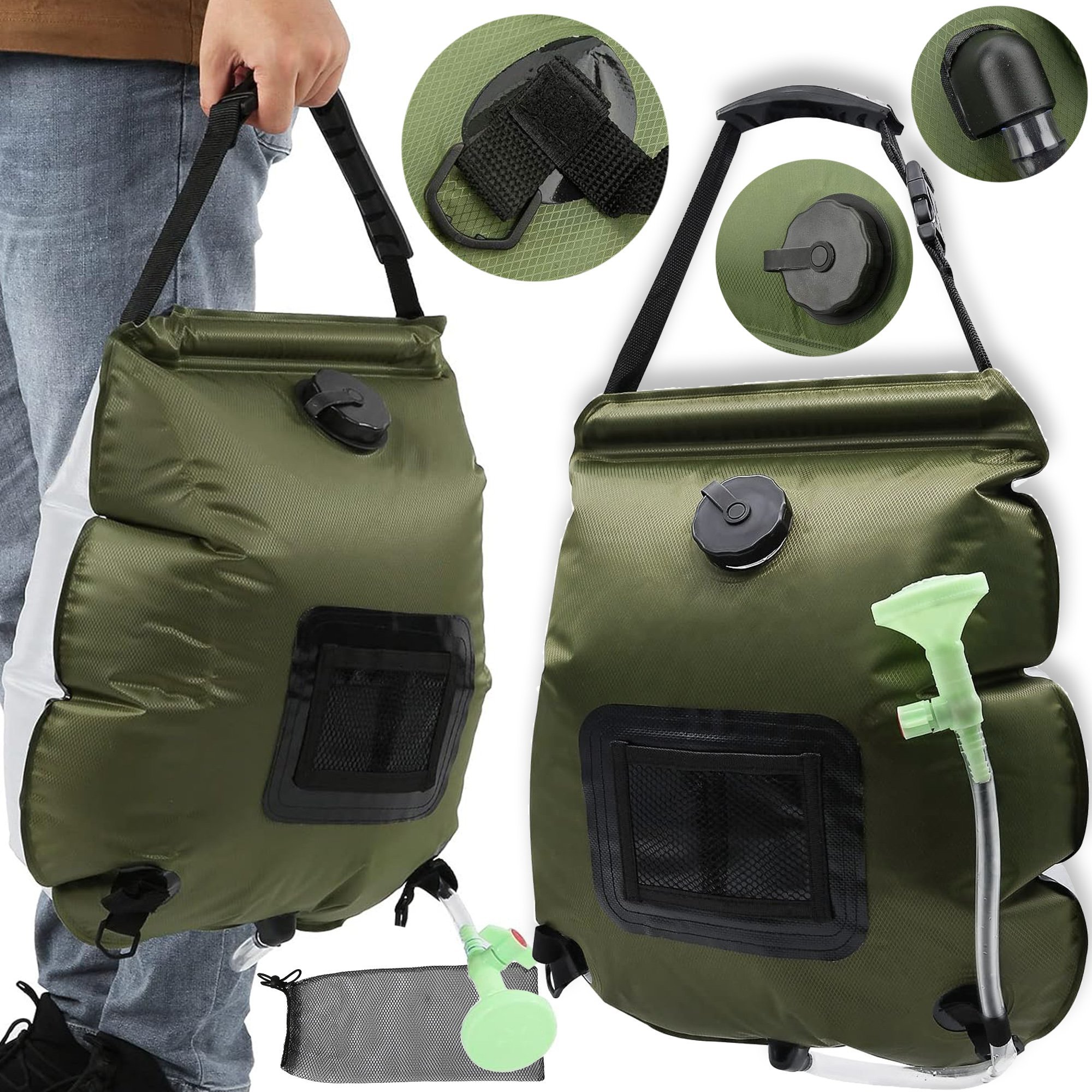 Heckermann Prysznic kempingowy Heckermann 20L