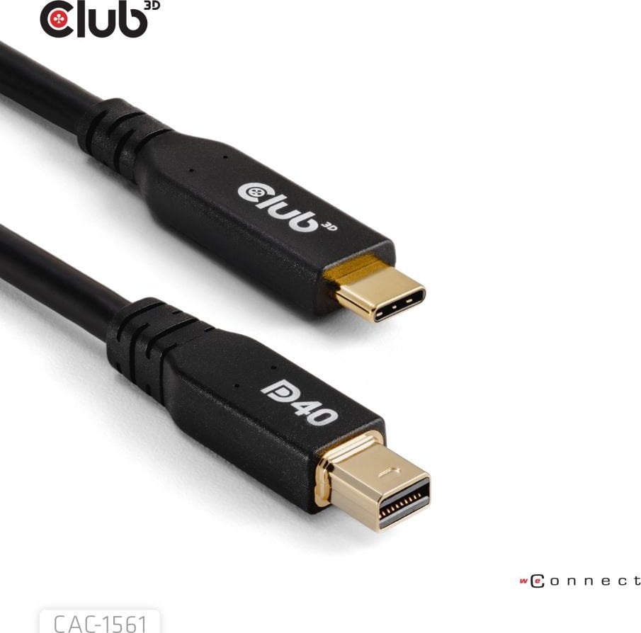 Kabel Club 3D Club3D Kabel USB Typ C <-> MiniDP 2.1 2m 8K30Hz St/St retail