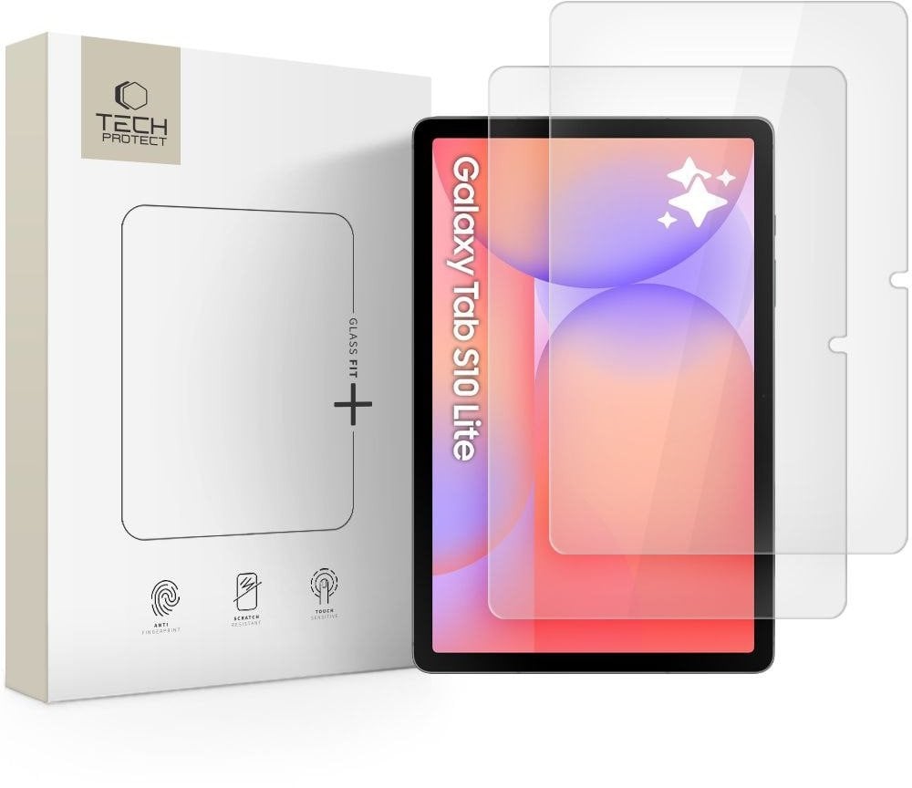 Szkło hartowane Tech-Protect Glass Fit+ do Samsung Galaxy Tab S10 Lite 10.9 X400 / X406b Clear [2 PACK]
