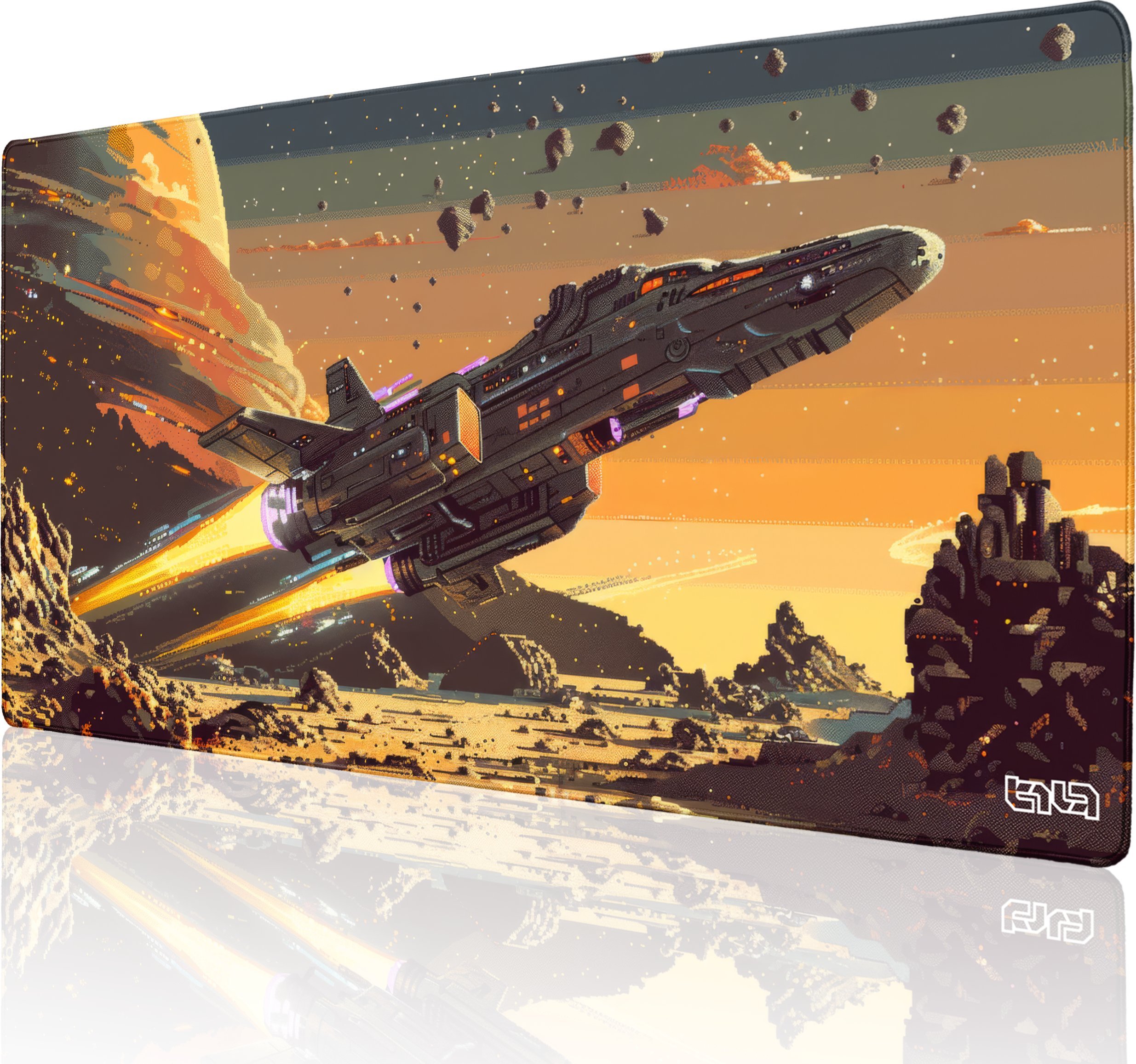 Podkładka Tilt DUŻA PODKŁADKA POD MYSZKĘ Dry Spacelands 100x50 TILT Gamingowa Wytrzymała