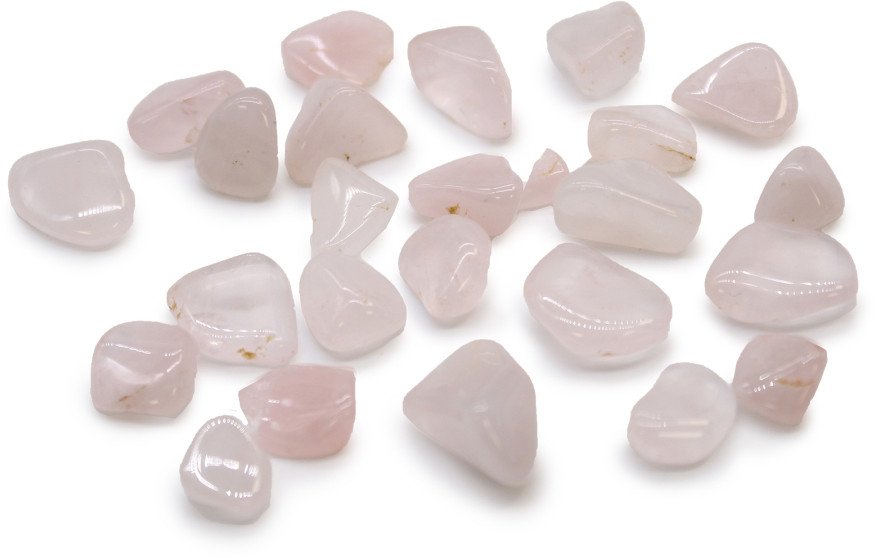Kamień Afrykański Mały - Kwarc Różowy | 24 sztuki