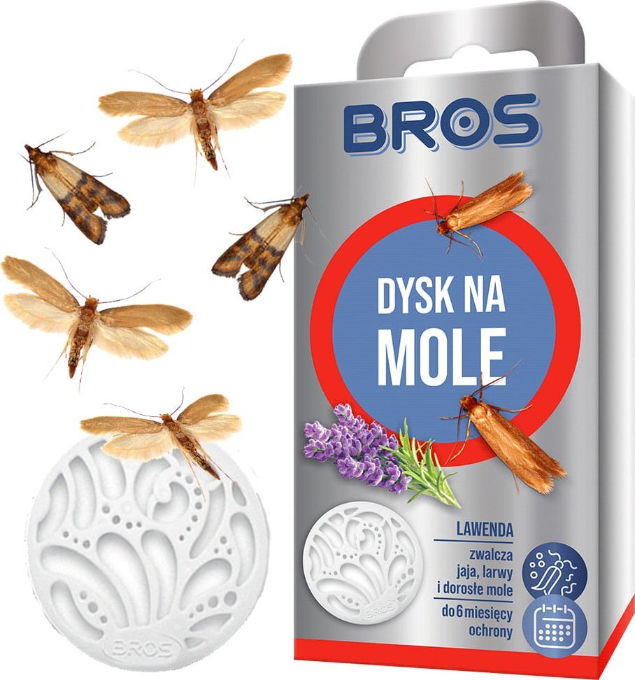 Bros BROS - dysk na mole lawenda - 1 szt.