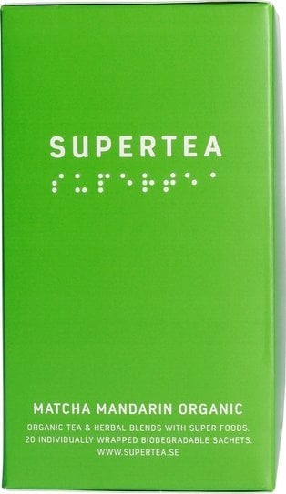 Teministeriet Herbata Supertea Matcha Mandarin Organic 20 torebek