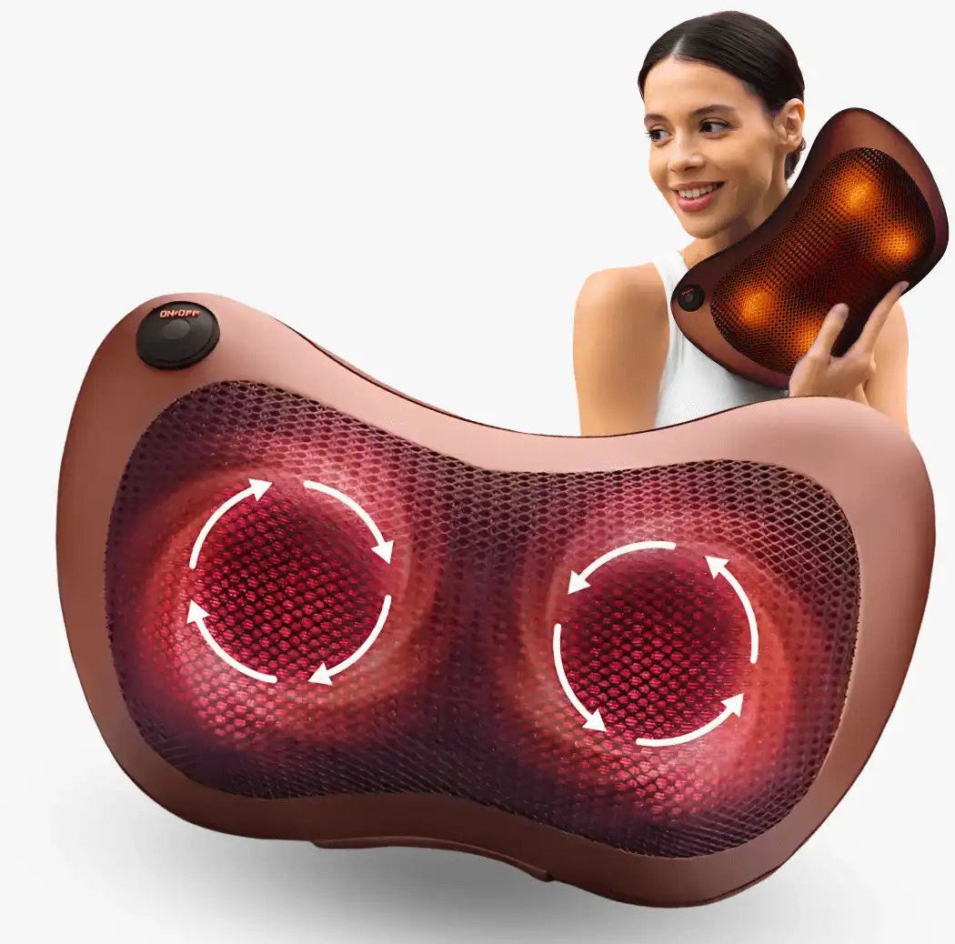 ZENET MASAŻER ZET-727 PODUSZKA MASUJĄCA SHIATSU DO CIAŁA NÓG KARKU PLECÓW