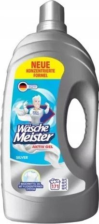 WascheMeister Silver Żel do prania uniwersalny, 3 l