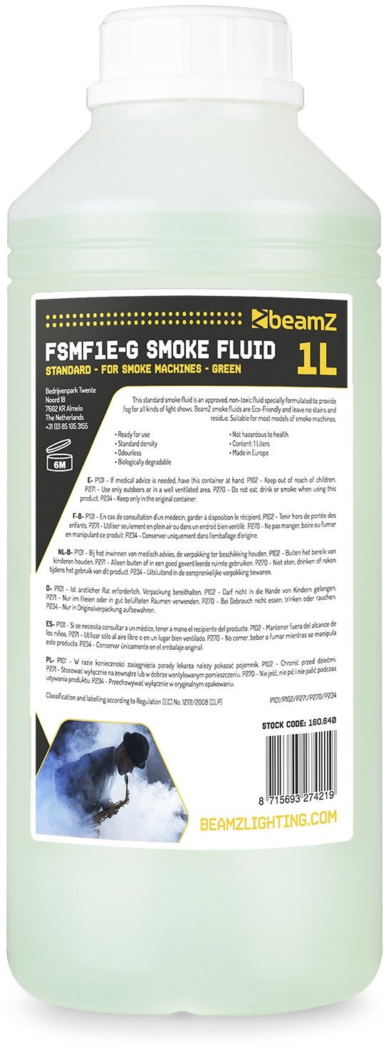 Płyn do wytwornicy dymu 1L BeamZ ECO one size