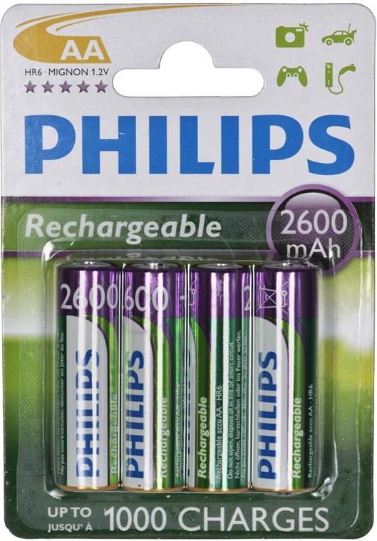Philips Akumulator Multilife AA / R6 2600mAh 4 szt.