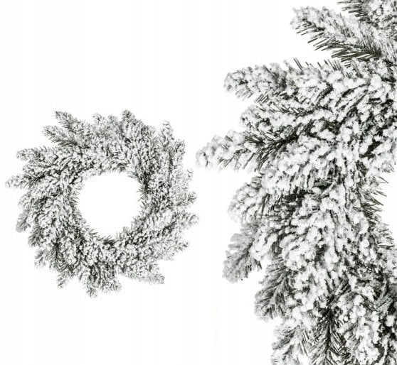 Dekoracja świąteczna Wieniec świąteczny Nore Snow, 50 cm