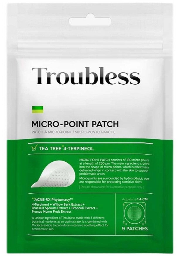 Troubless Micro-Point Patch plastry na niedoskonałości 9szt.