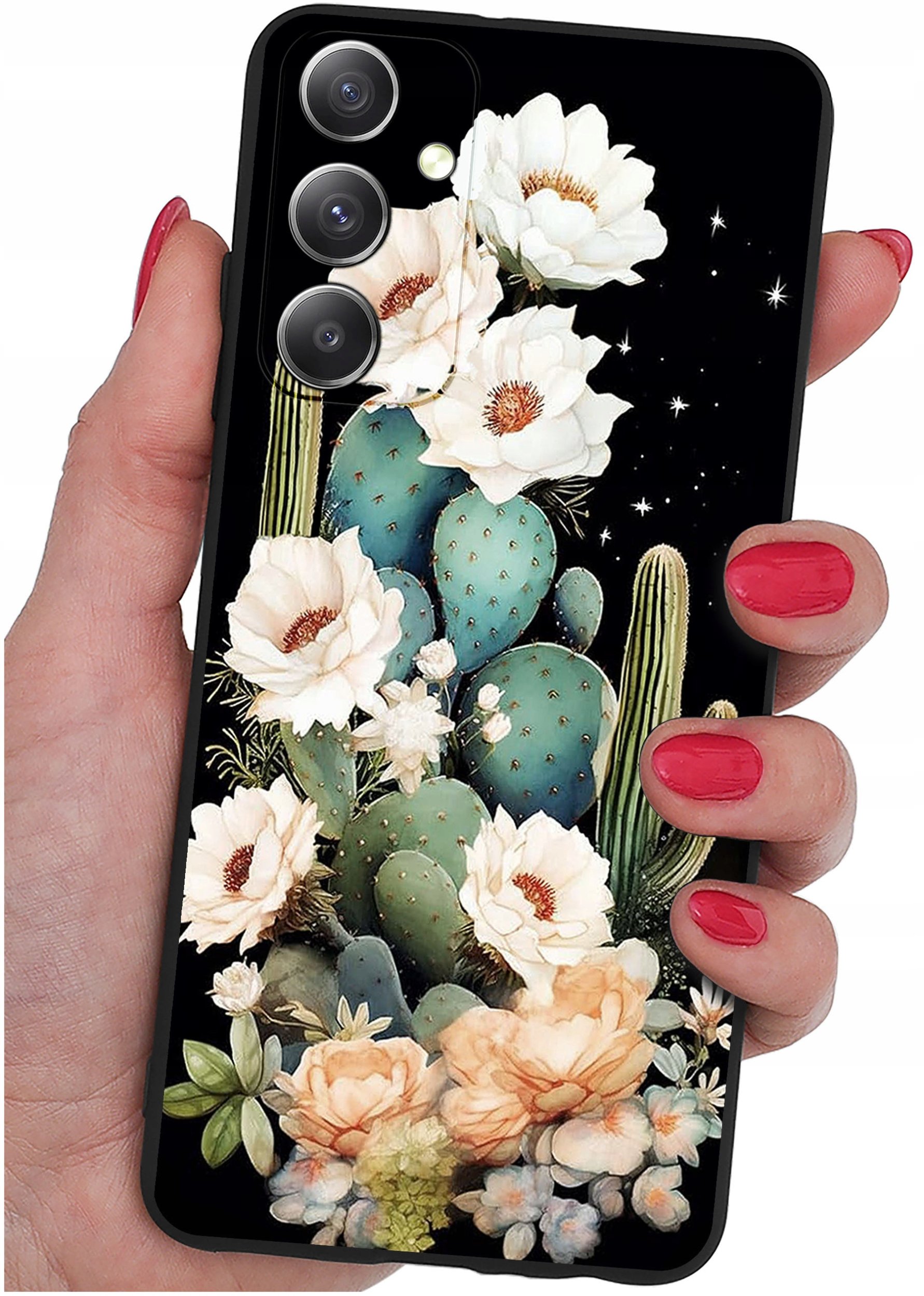 ETUI do Samsung Galaxy M23 5G WZORY |SILIKONOWE MATT CASE + SZKŁO 9H