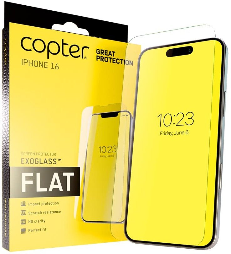 Copter Flat screen protector for iPhone 16