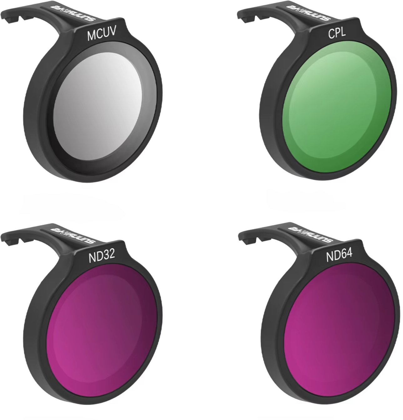 ZESTAW FILTRÓW POLARYZACYJNY CPL ULTRAFIOLETOWY MCUV SZARY ND32 ND64