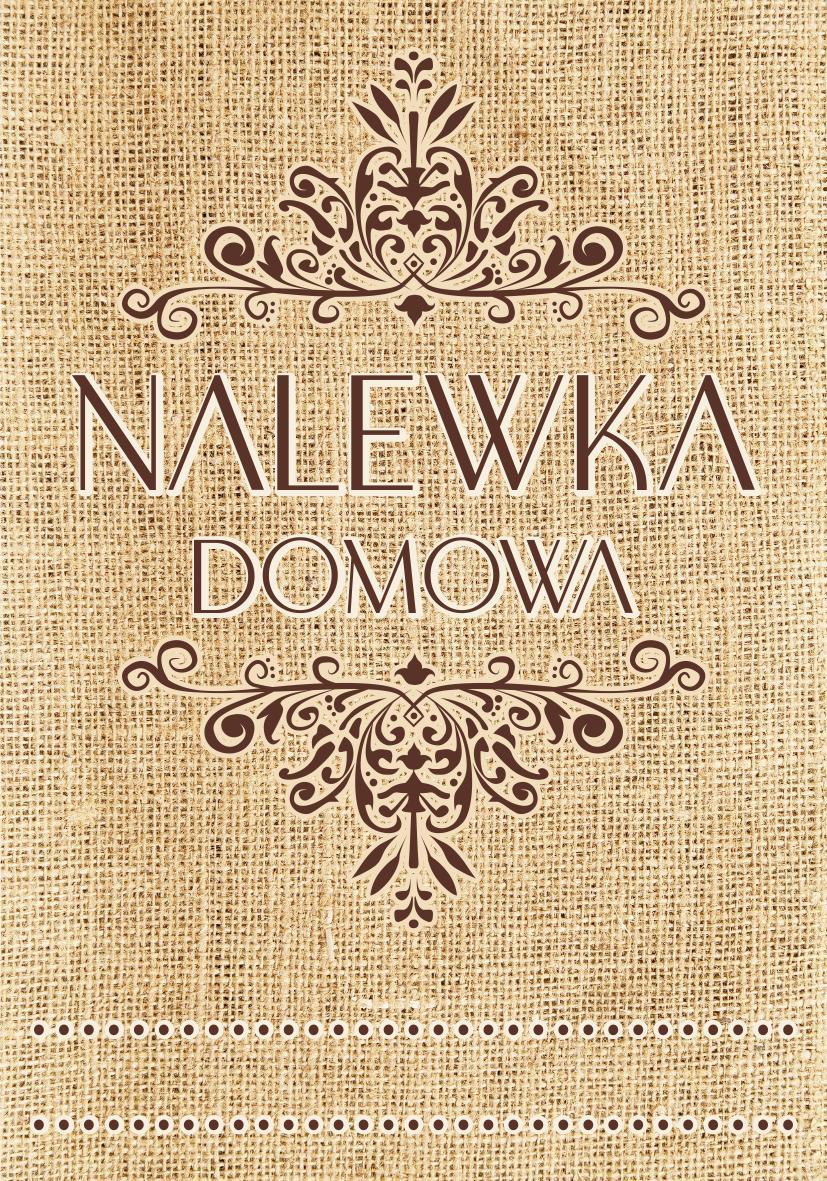 Drukant Arkusz 8 szt. etykiet na nalewkę Naklejki retro z grafiką z ornamentem 10cm