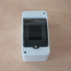 Pawbol Rozdzielnica modułowa 1x3 natynkowa z szybką dymną N+PE IP30 (C.2061)