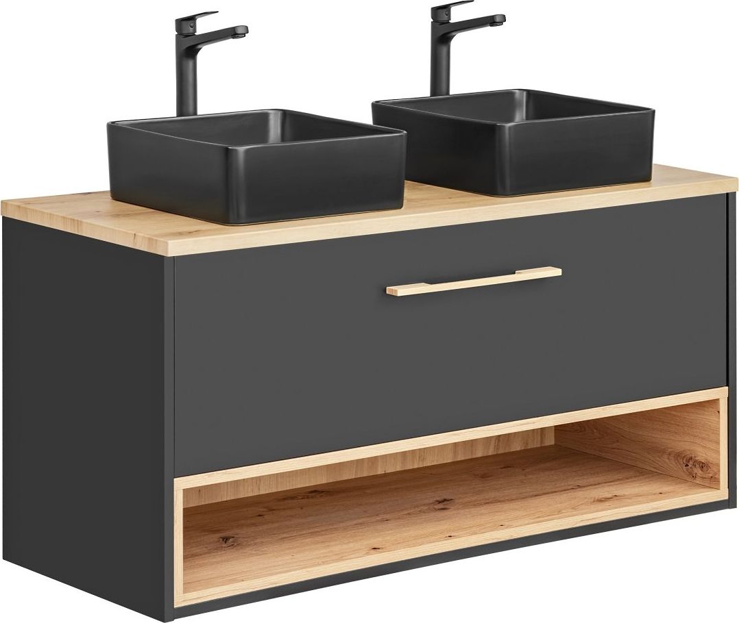 Comad Szafka pod umywalkę nablatową BORNEO COSMOS 854 grafitowa