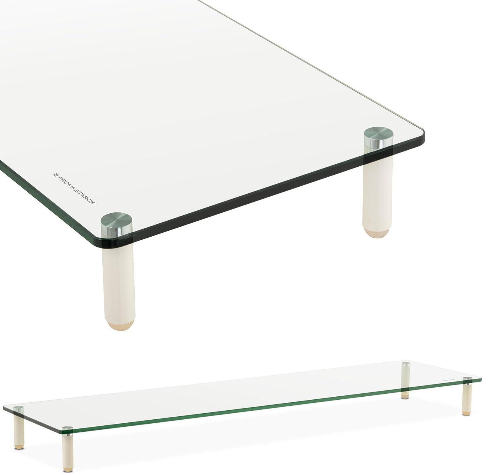 Fromm & Starck Podstawka półka pod monitor ekran 13-32'' szklana maks. 20 kg 100x26x8.3 cm Podstawka półka pod monitor ekran 13-32'' szklana maks. 20