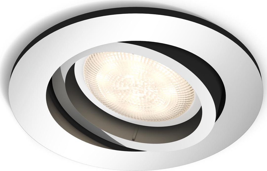 Philips Philips myLiving Recessed spot light, Recessed lighting spot, Non-changeable bulb(s), 1 bulb(s), LED, 500 lm, Brown
