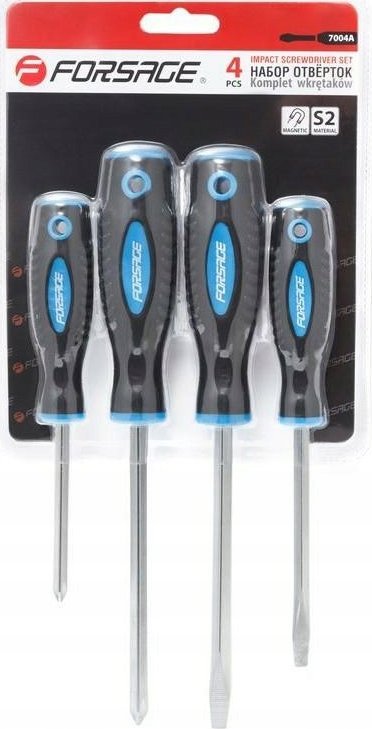 Forsage Zestaw śrubokrętów magnetycznyh "Profi" 4el.