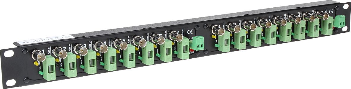 Delta Patch panel 19" 16x BNC (G-16/R19)