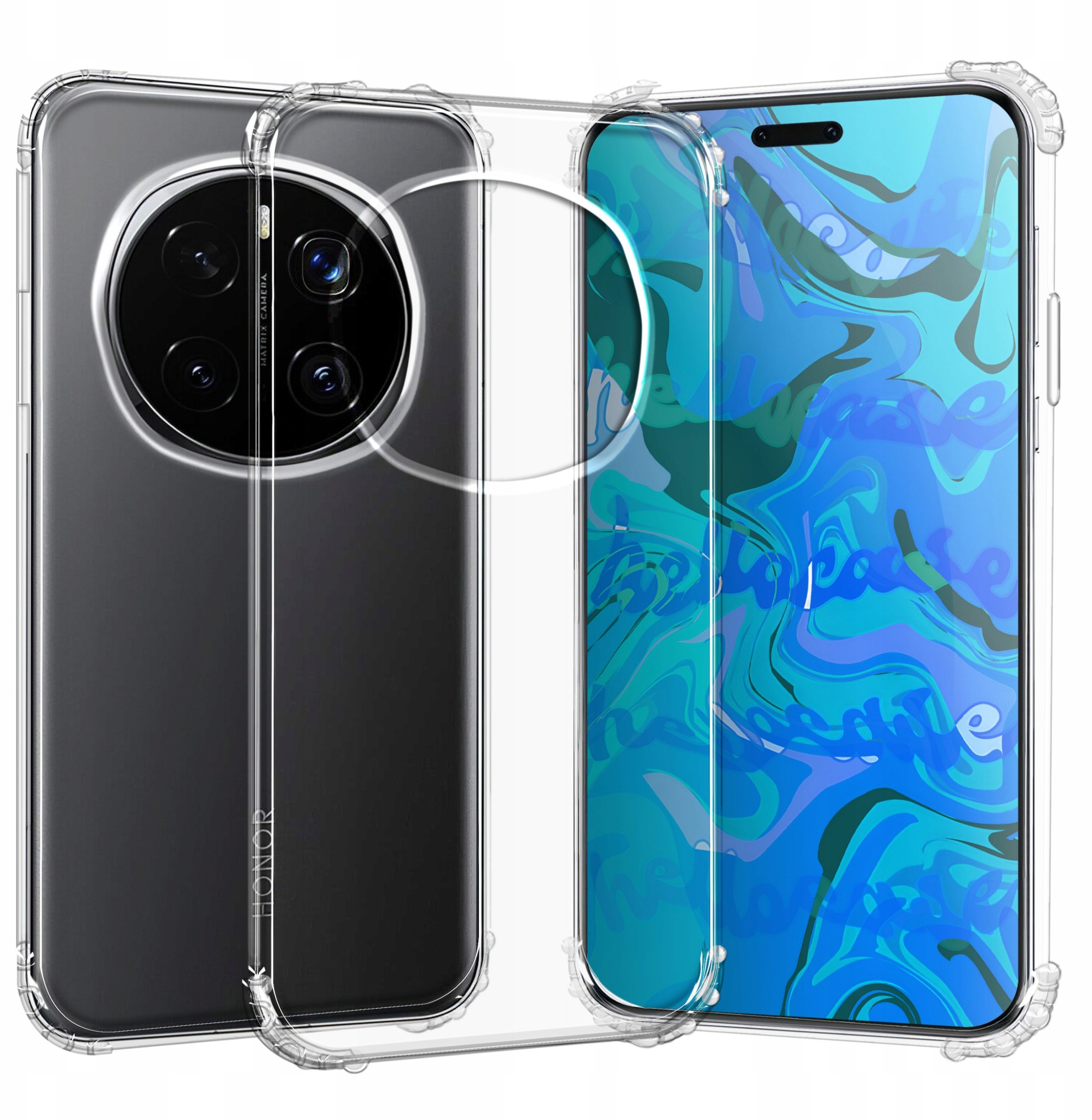 ETUI PANCERNE DO HONOR MAGIC 7 PRO | CASE SILIKON GUMOWE SLIM ANTI SHOCK