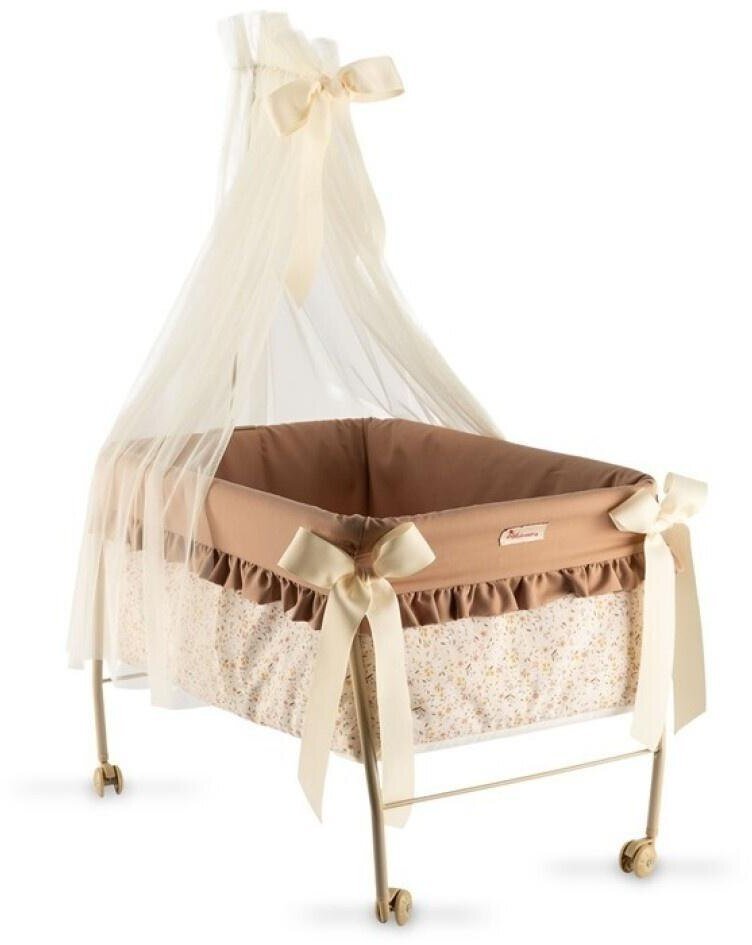 Łóżeczko Teresa z baldachimem dla lalki do 46cm