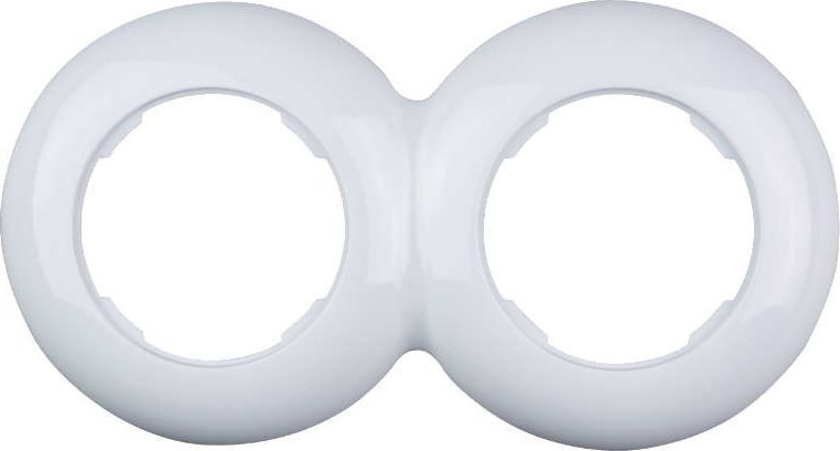 Triton Electromalt EX.one Ramka podwójna retro biała