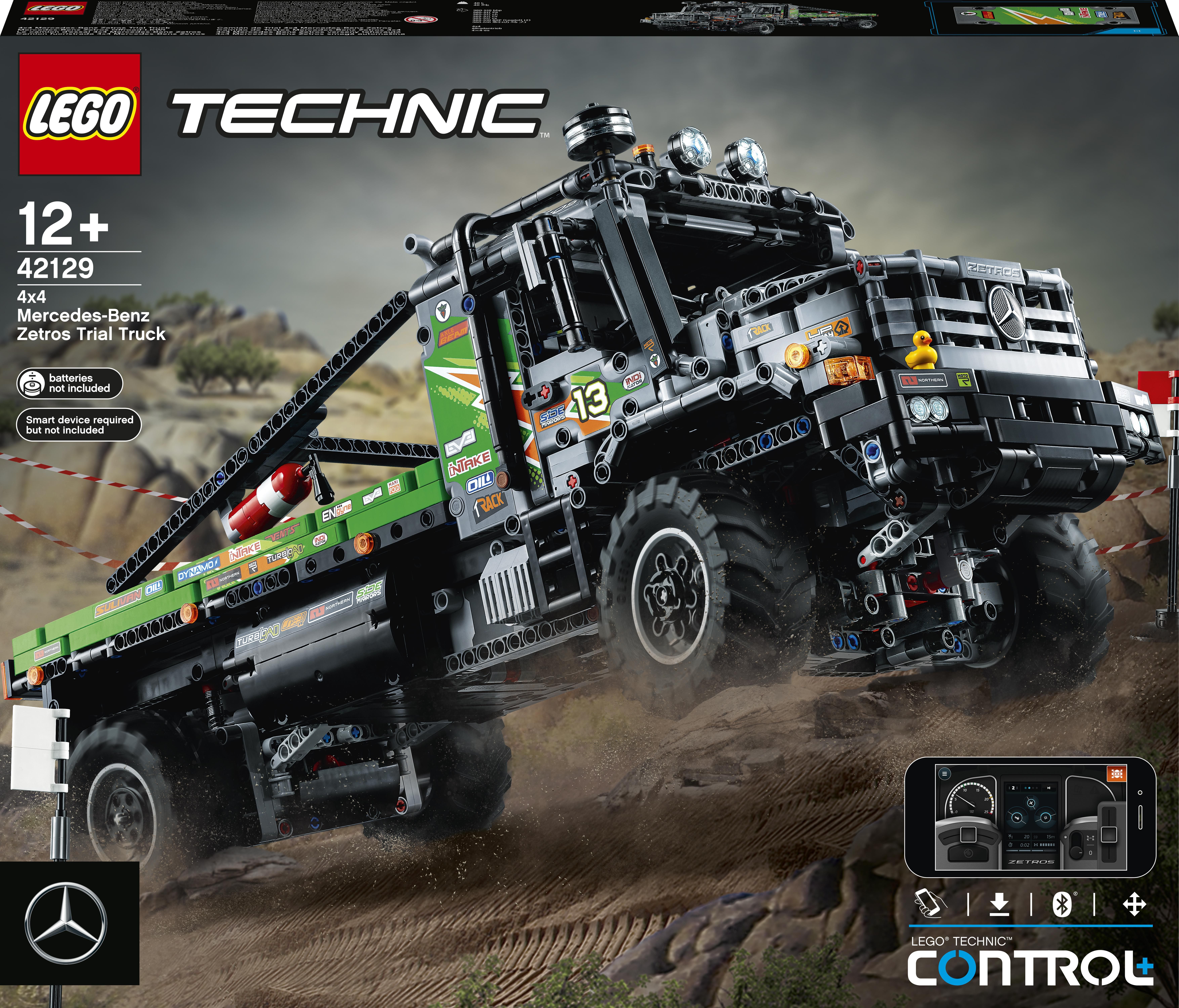 LEGO Technic Ciężarówka Mercedes-Benz Zetros z napędem na 4 koła (42129)