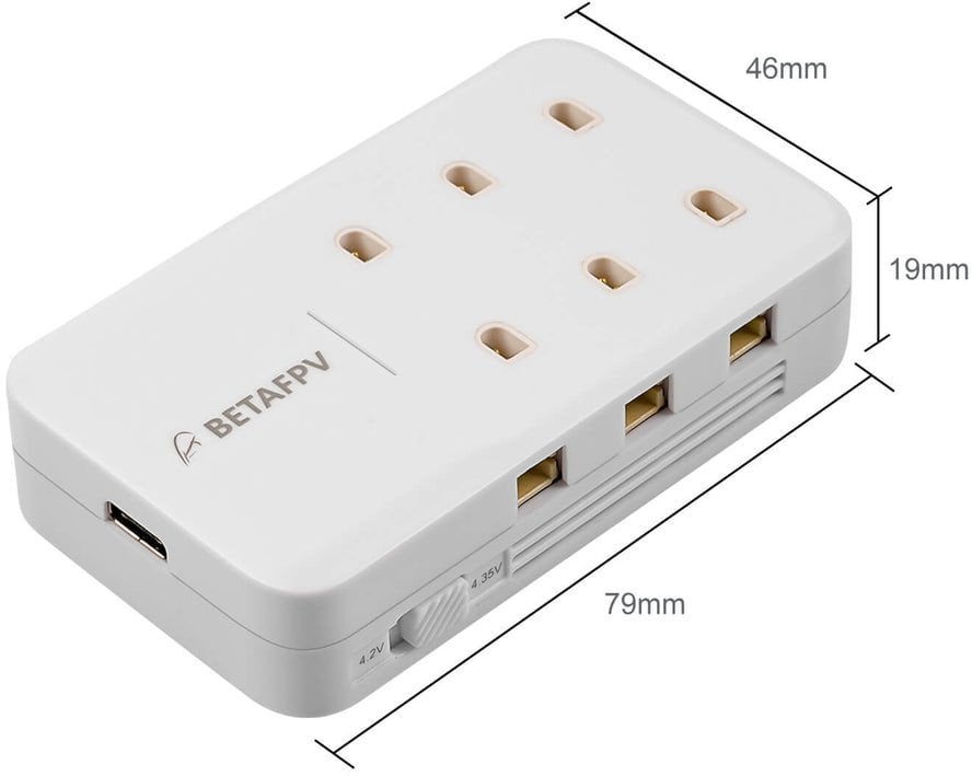 BetaFPV 6 Ports 1S Charger | Ładowarka + zasilacz | do akumulatorów drona