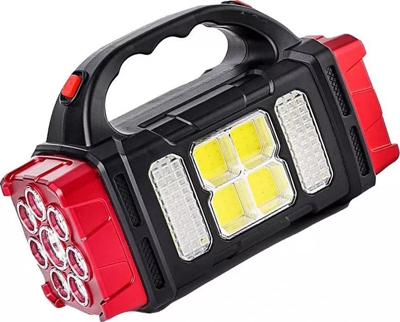 Latarka Przenośna lampa latarka solarna HB-1678 powerbank dwustronna 38W Przenośna lampa latarka solarna HB-1678 powerbank dwustronna 38W