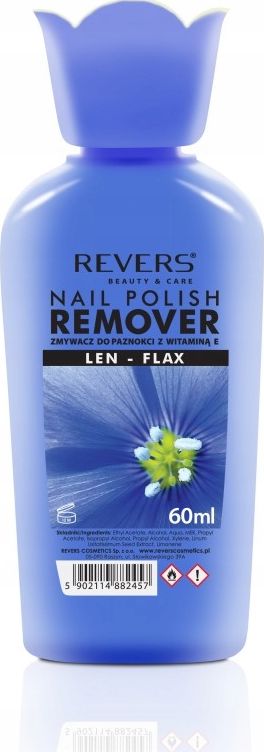 Revers Ziołowy Zmywacz Do Paznokci Z Lnem 70Ml