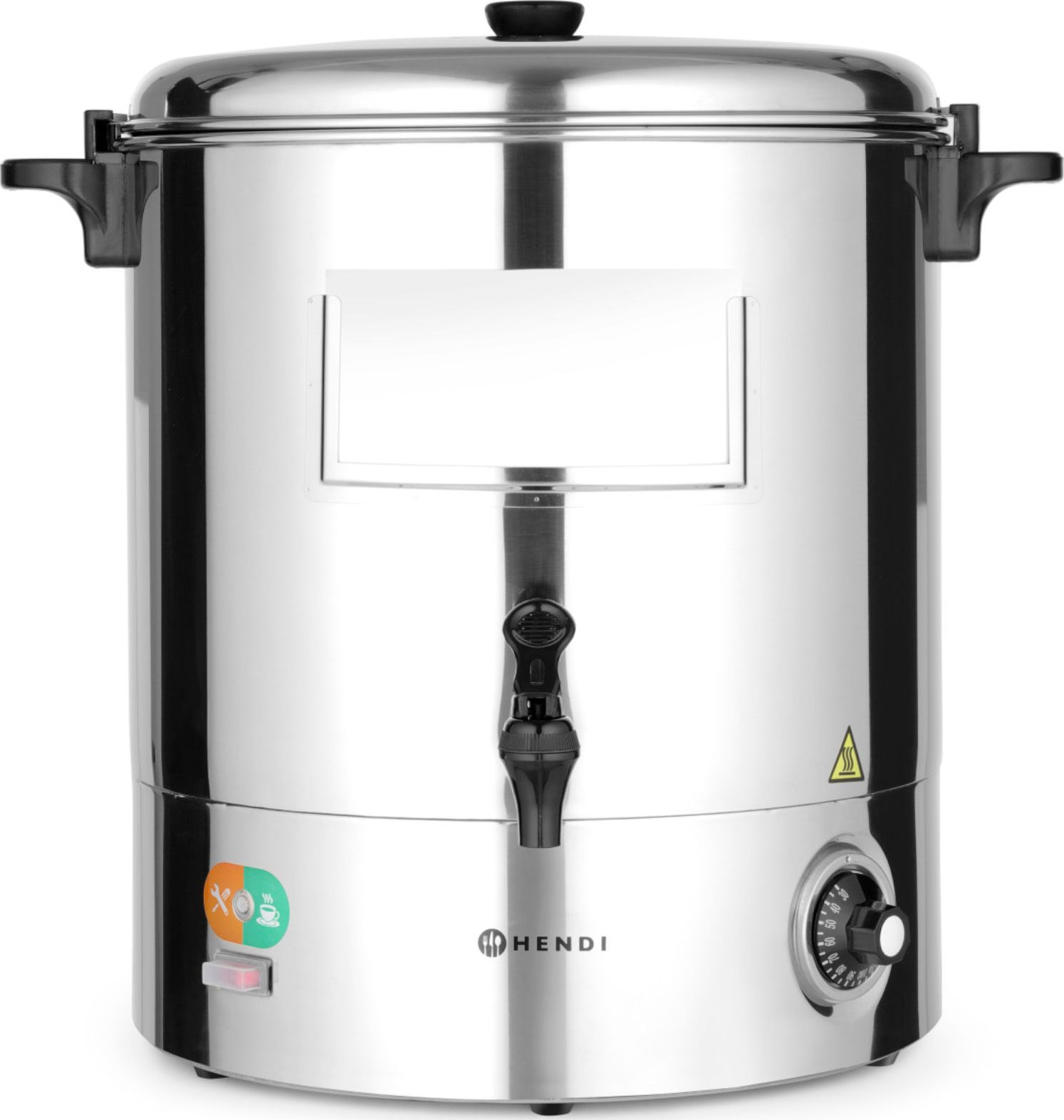 Hendi Warnik podgrzewacz do wody grzanego wina stalowy 2200W 30L - Hendi 209905 Warnik podgrzewacz do wody grzanego wina stalowy 2200W 30L - Hendi 209