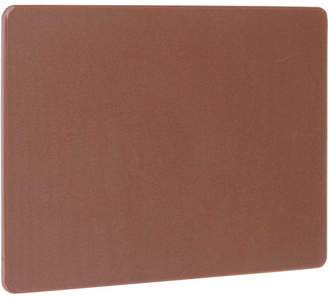 Deska do krojenia HACCP 450x300 mm - brązowa Hendi