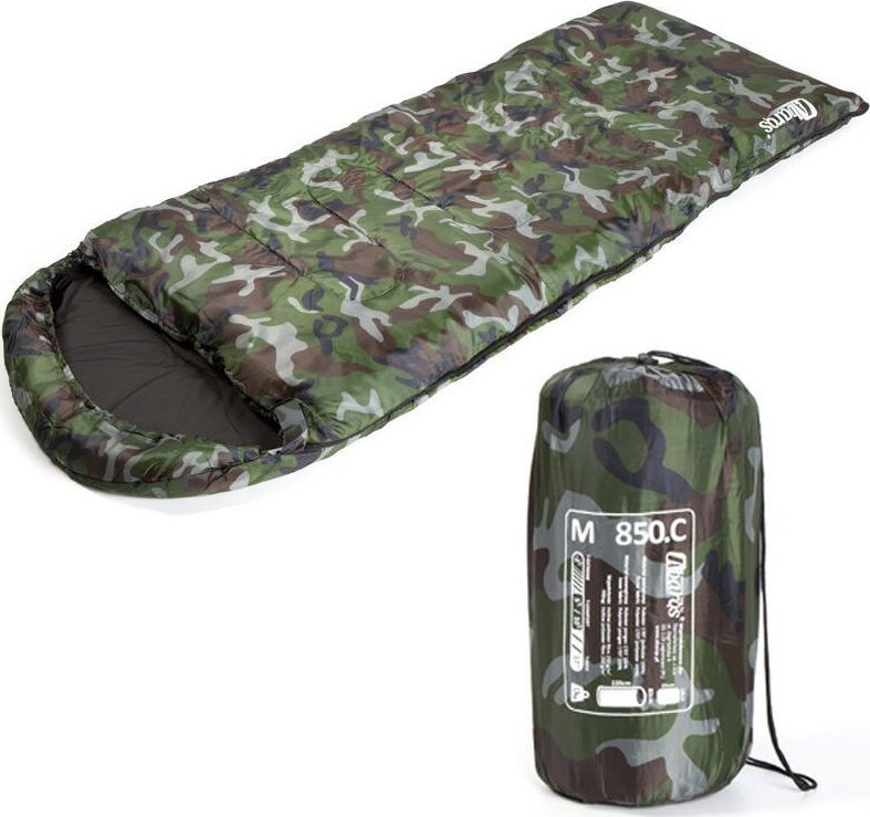 Abarqs Śpiwór Abarqs 850.C Mumia Moro Kamuflaż